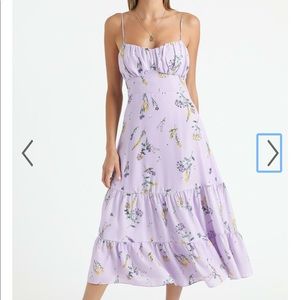 ShowPo Monaco Dress in Lavender Botanical Floral